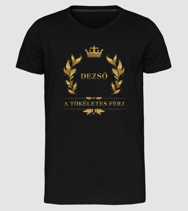  minta fekete pólón