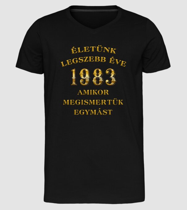  minta fekete pólón