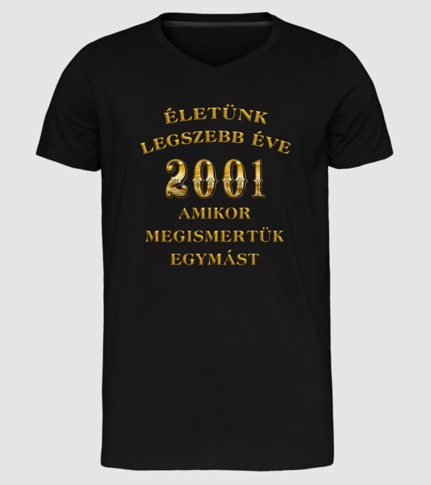  minta fekete pólón