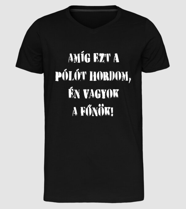  minta fekete pólón