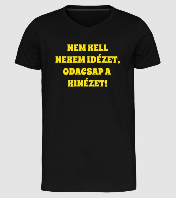  minta fekete pólón