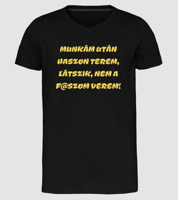  minta fekete pólón