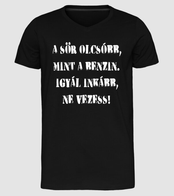  minta fekete pólón