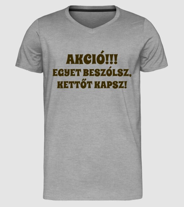  minta szürke pólón