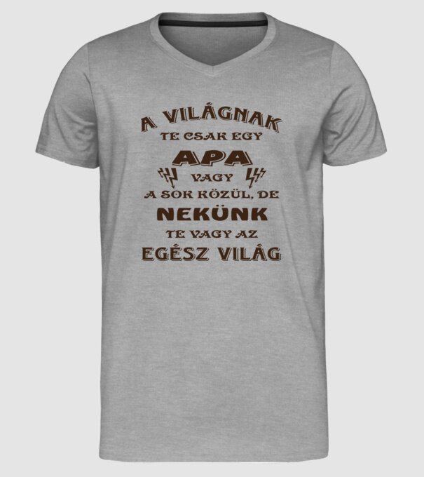  minta szürke pólón