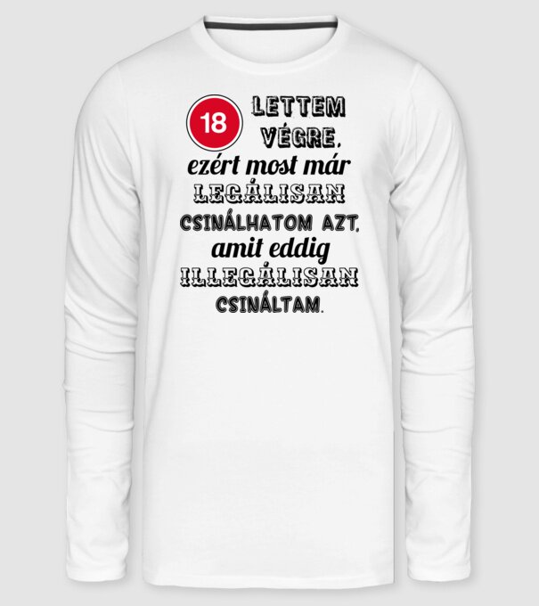  minta fehér pólón