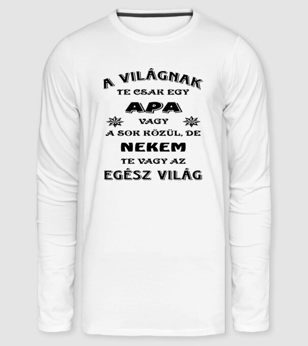  minta fehér pólón