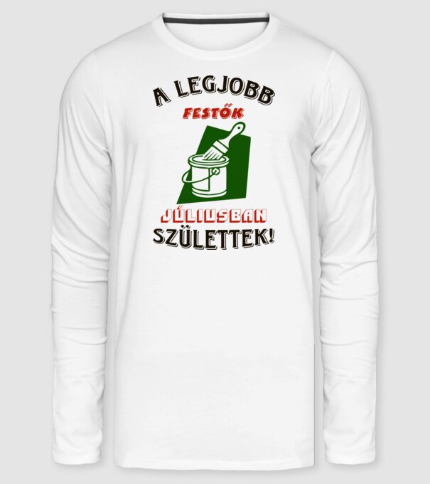  minta fehér pólón