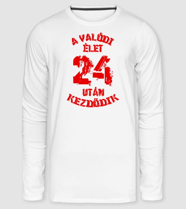  minta fehér pólón