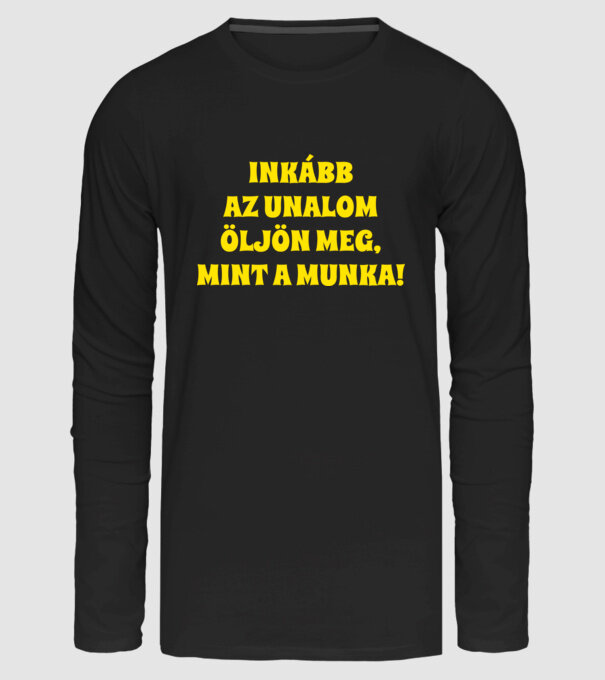  minta fekete pólón