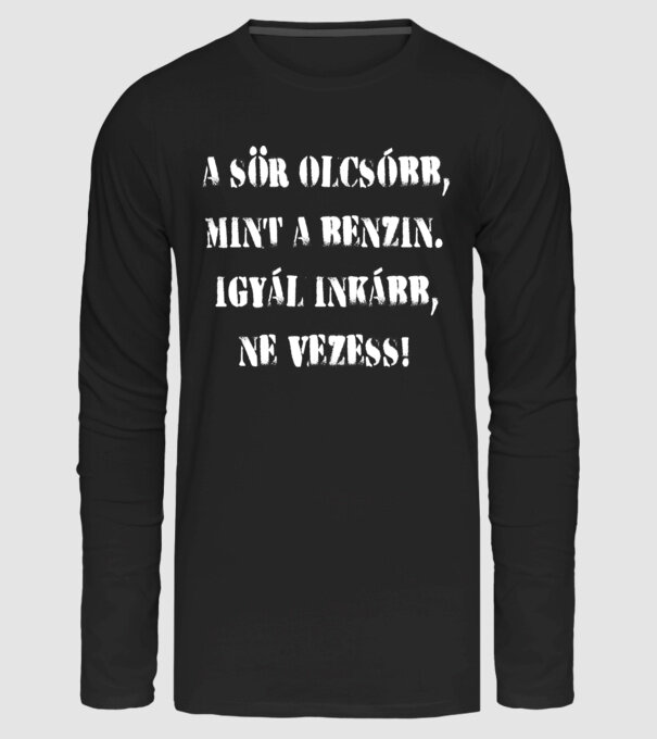  minta fekete pólón