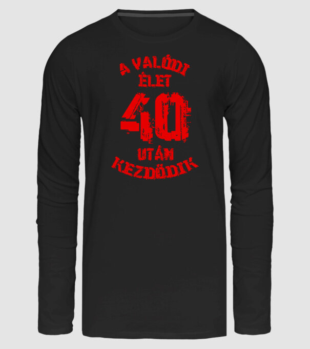  minta fekete pólón