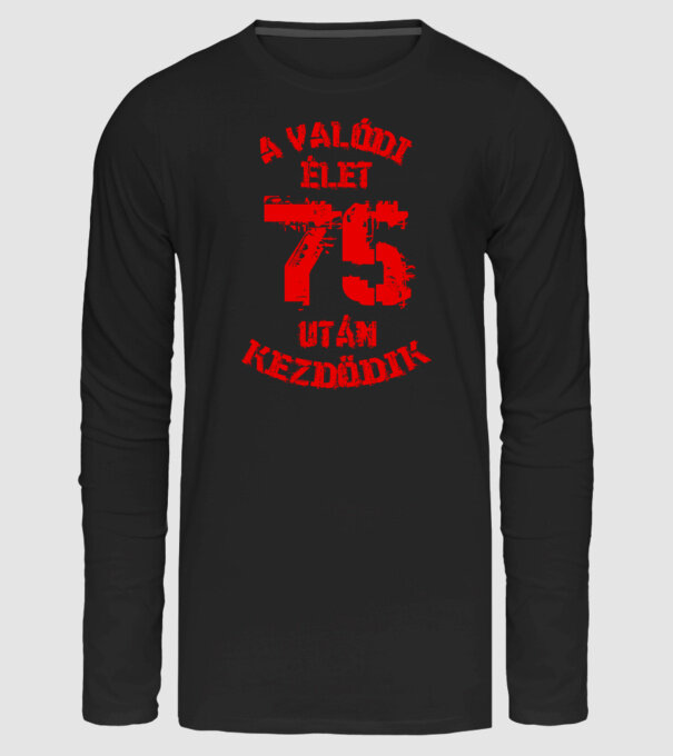  minta fekete pólón