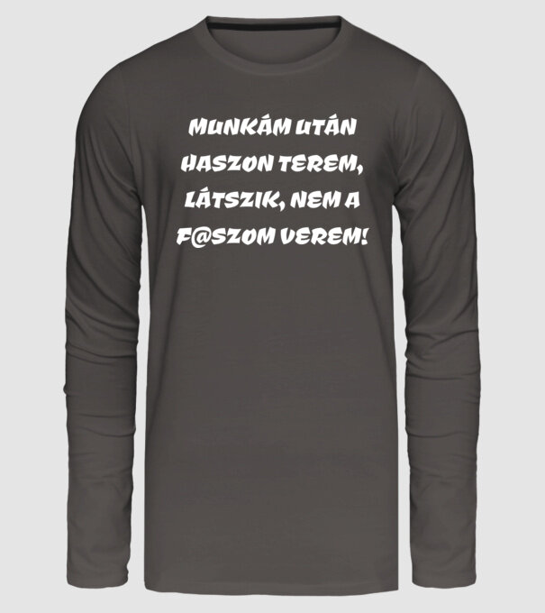  minta sötétszürke pólón