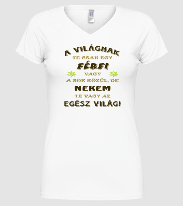  minta fehér pólón