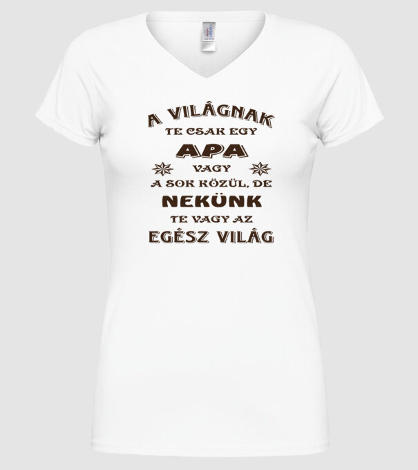  minta fehér pólón