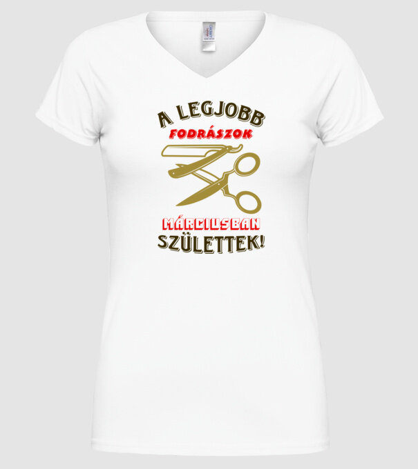  minta fehér pólón