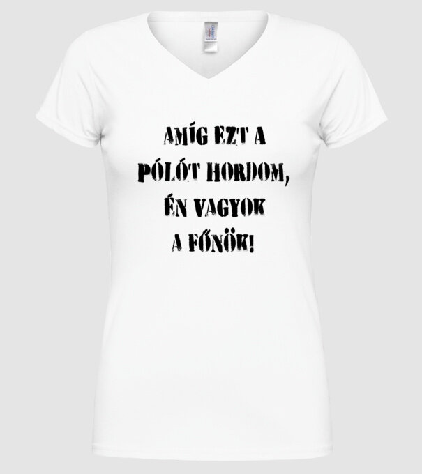  minta fehér pólón