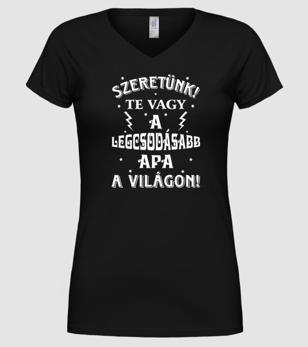  minta fekete pólón