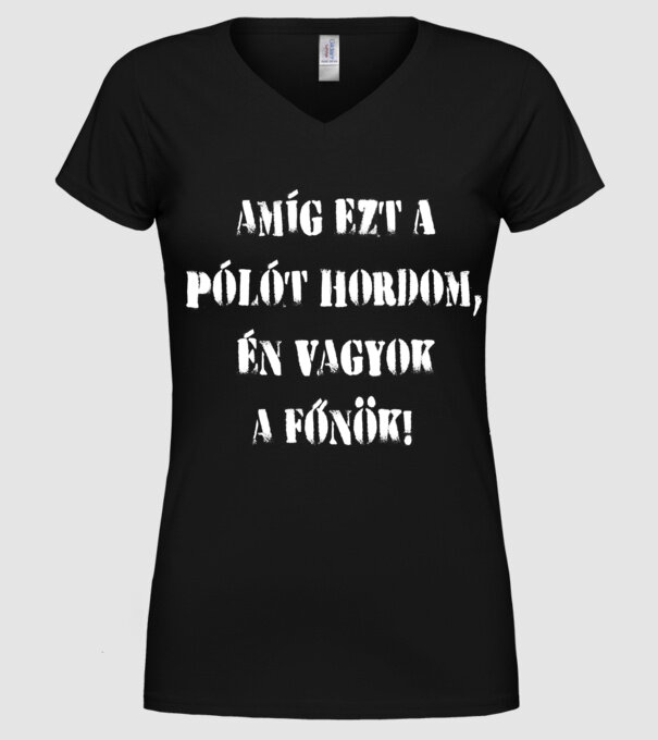  minta fekete pólón