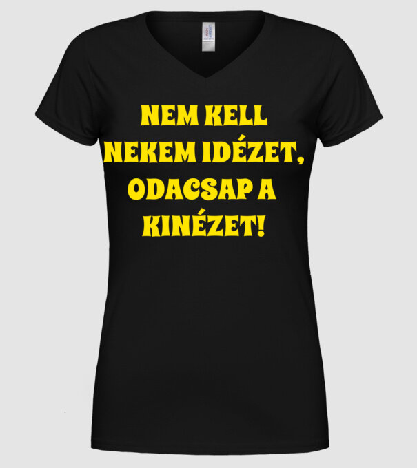  minta fekete pólón
