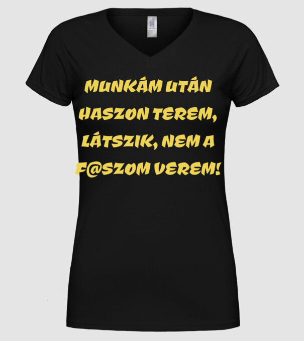  minta fekete pólón