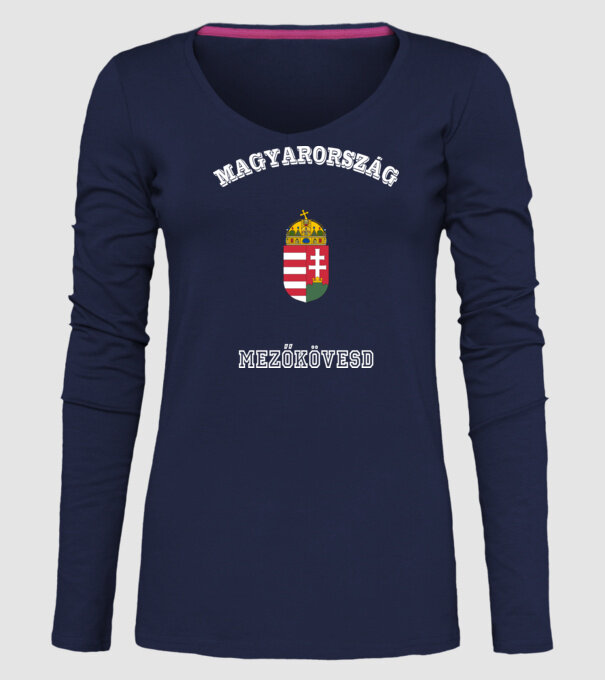  minta sötétkék pólón