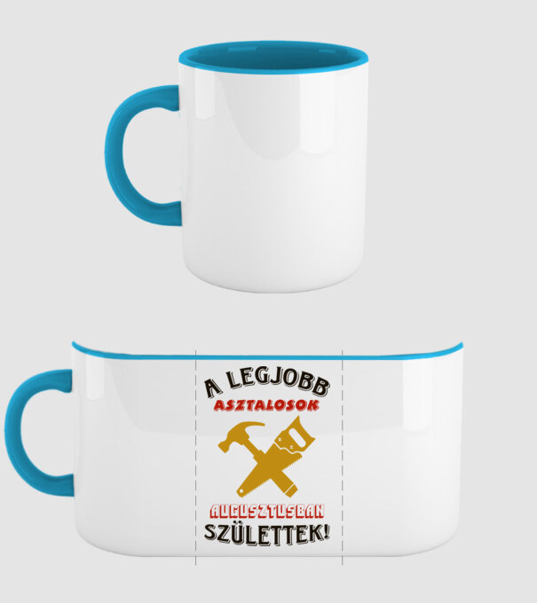  minta világoskék pólón