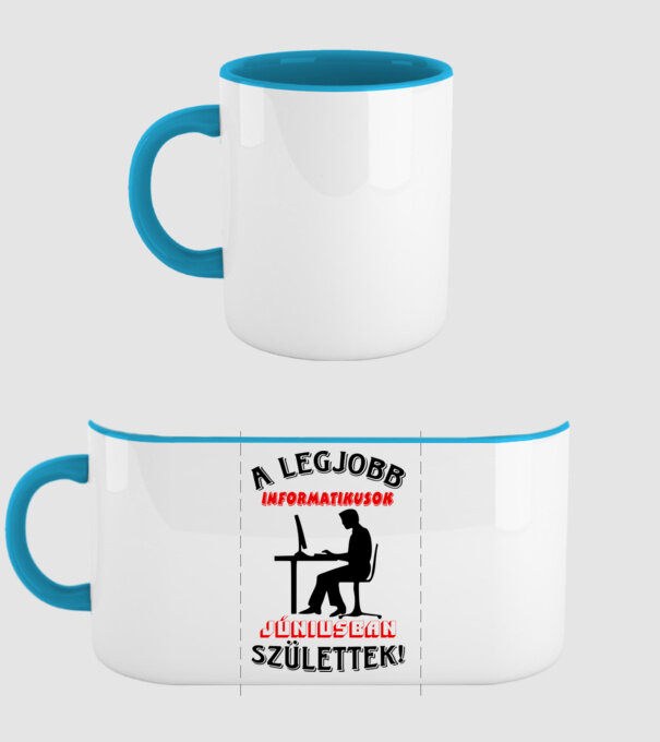  minta világoskék pólón