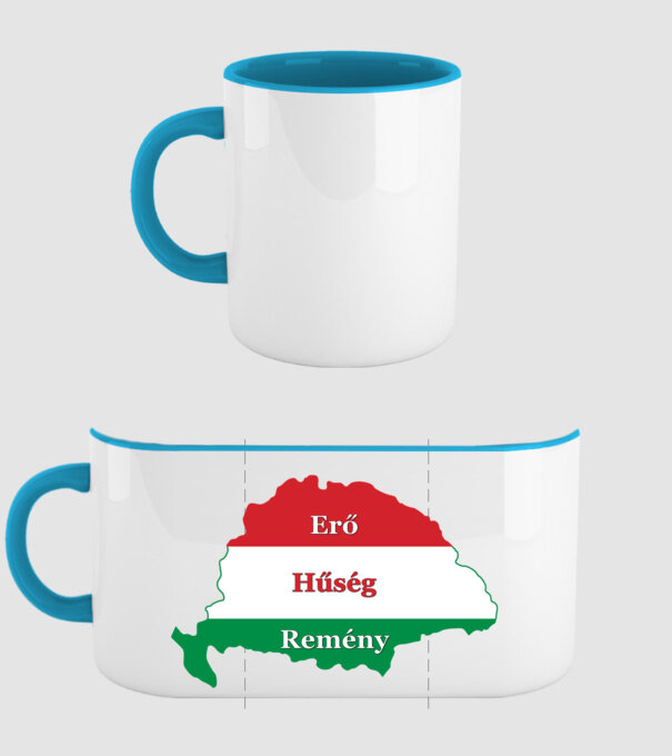  minta világoskék pólón