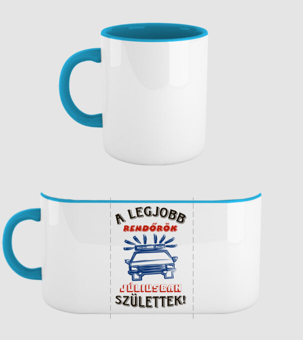 minta világoskék pólón