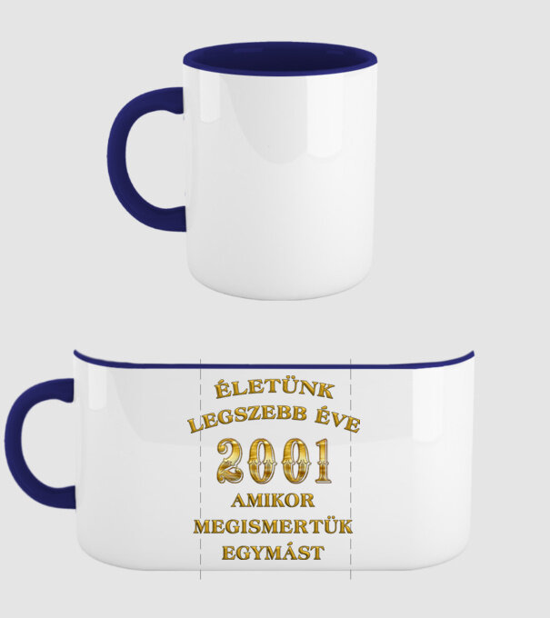  minta sötétkék pólón
