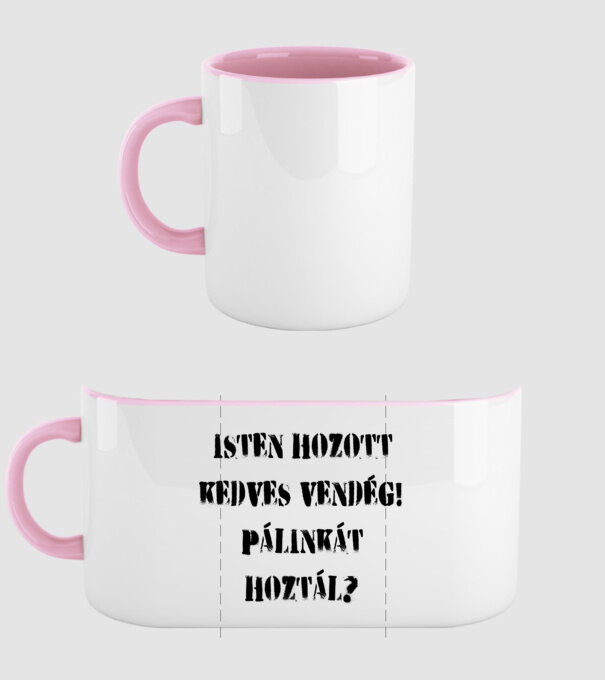  minta világos rózsaszín pólón