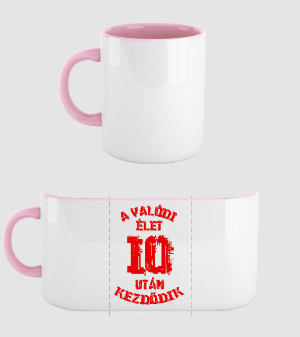  minta világos rózsaszín pólón