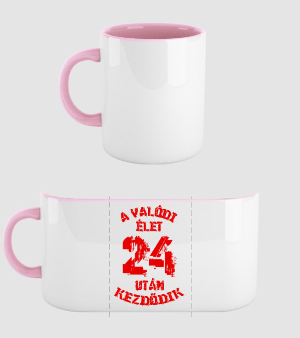  minta világos rózsaszín pólón