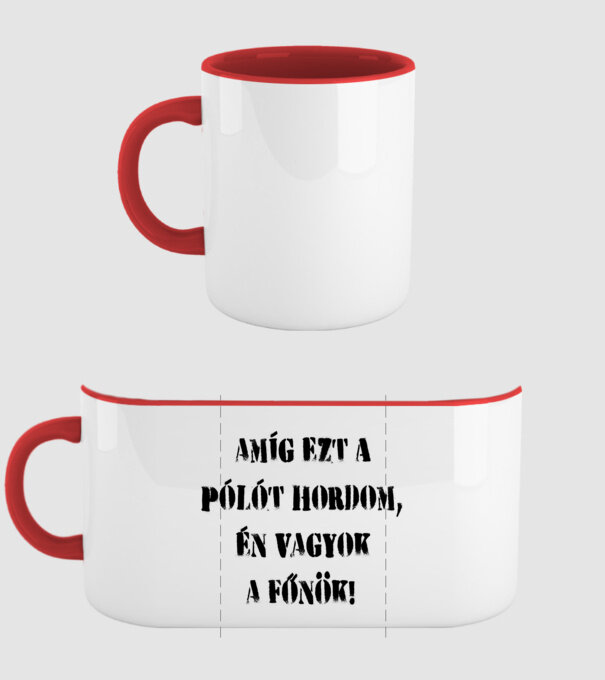  minta piros pólón