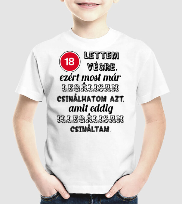  minta fehér pólón