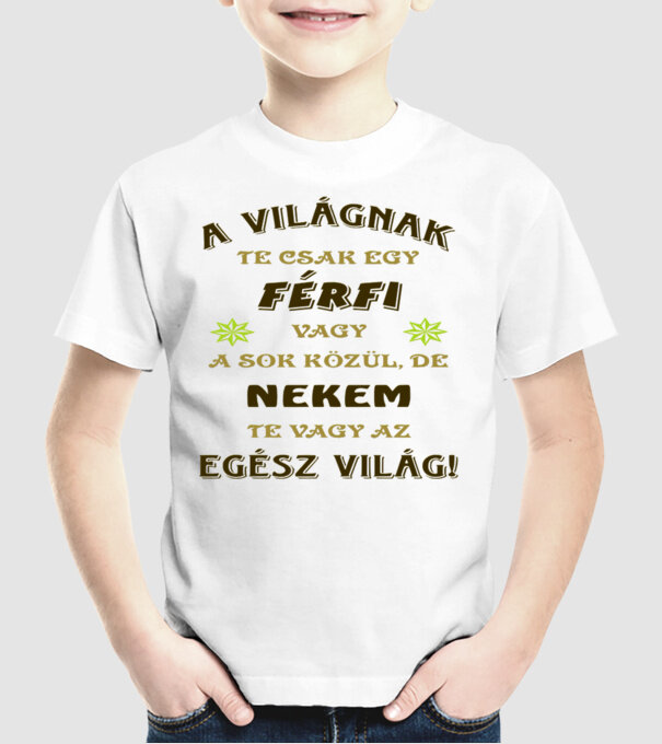  minta fehér pólón
