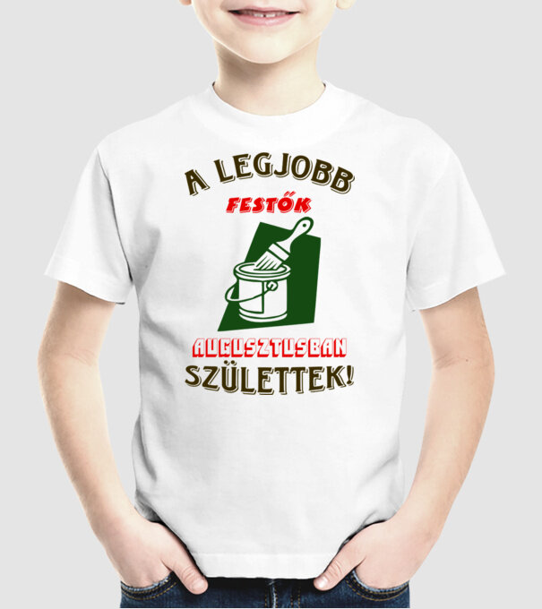  minta fehér pólón
