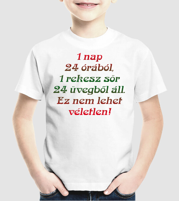  minta fehér pólón
