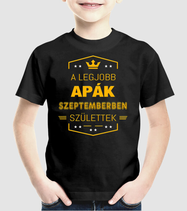  minta fekete pólón
