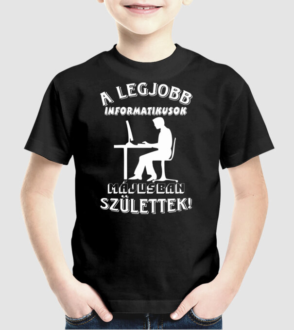  minta fekete pólón