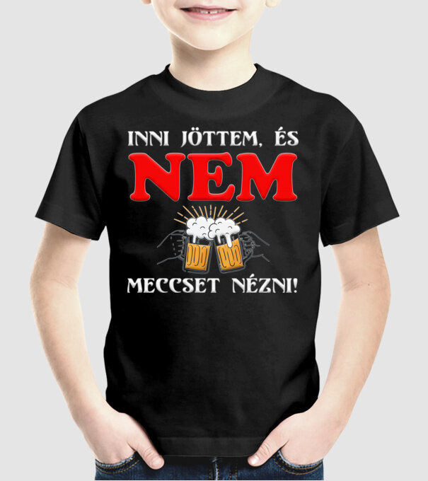  minta fekete pólón