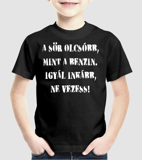  minta fekete pólón