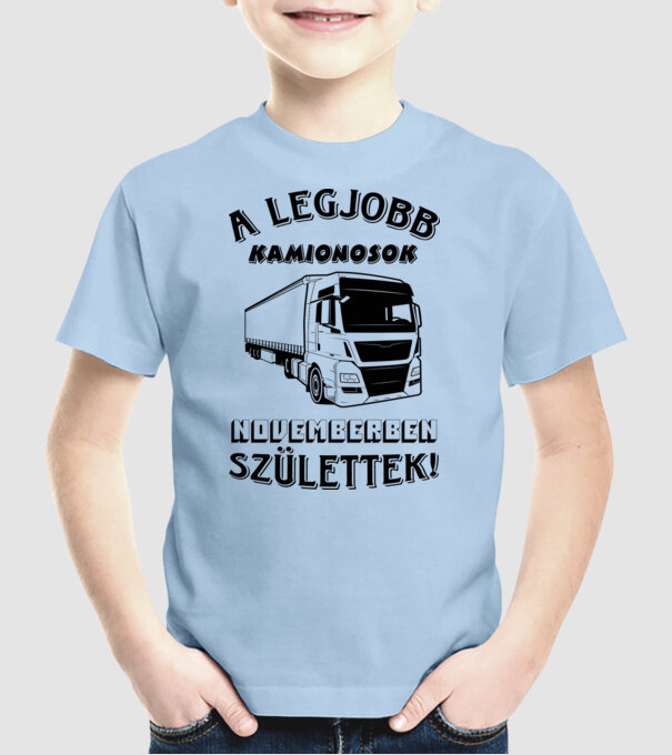  minta világoskék pólón