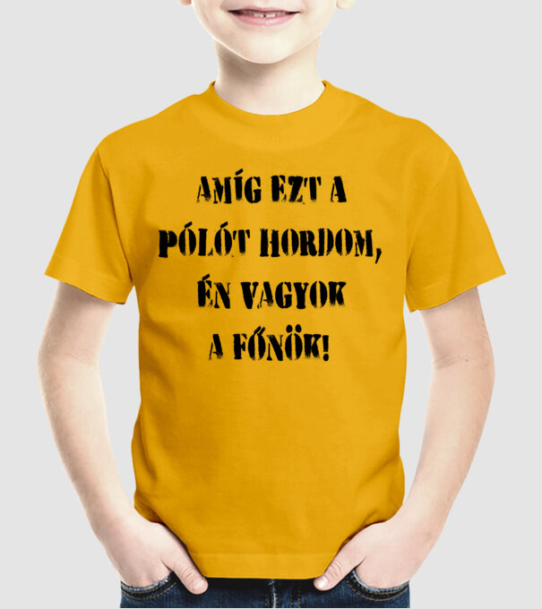  minta sárga pólón
