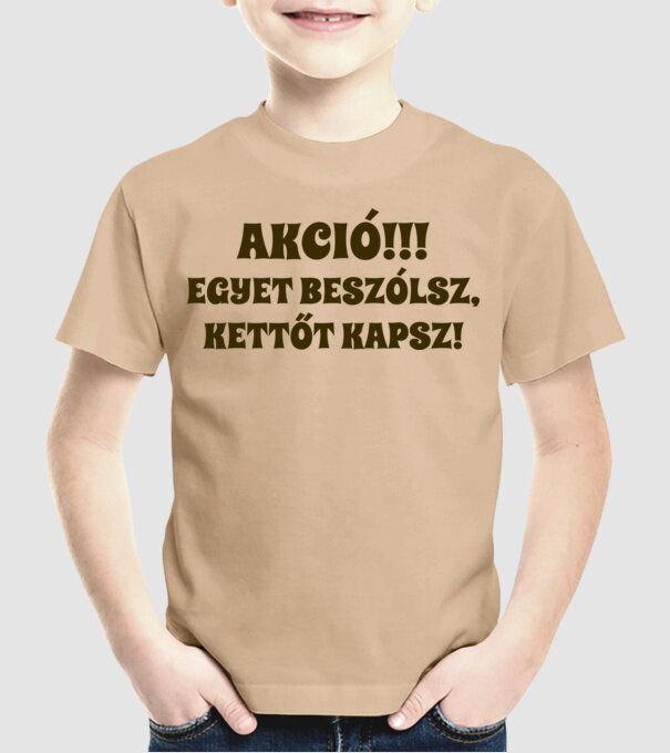  minta homokszín pólón