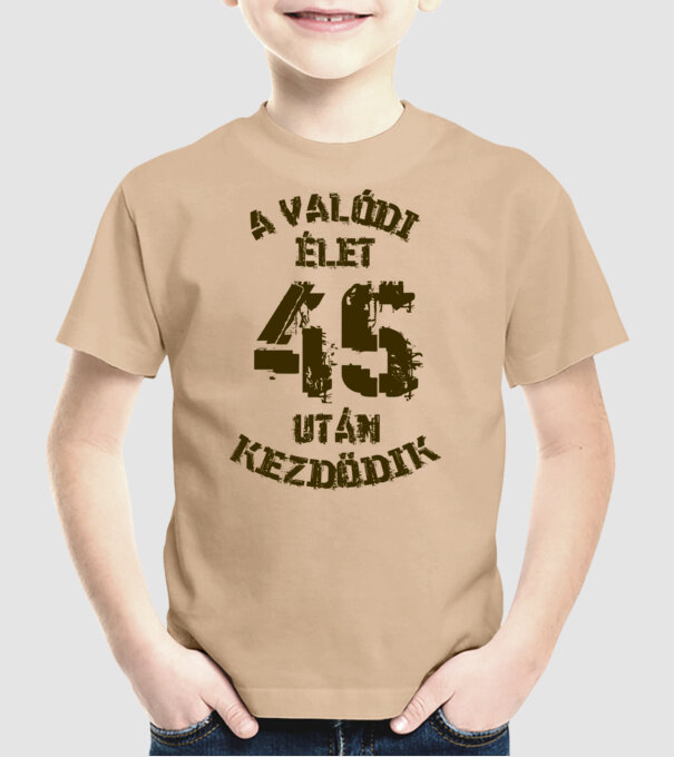  minta homokszín pólón
