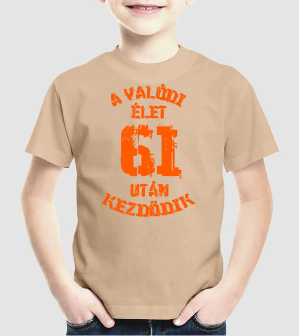  minta homokszín pólón