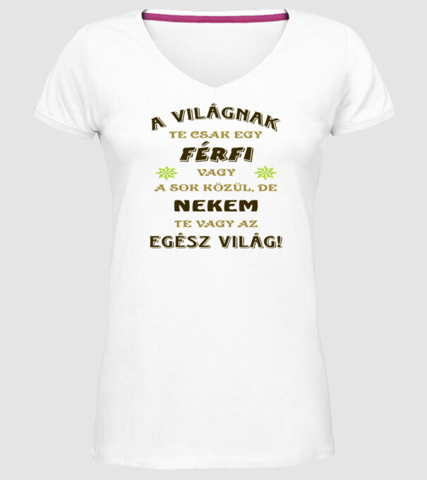  minta fehér pólón